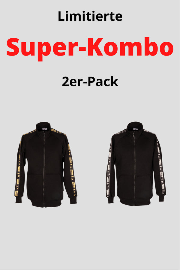 Jacke Alpaufzug Herren 2er Kombo gold/silber