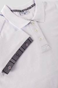 Polo Shirt Edelweiss Damen mit einzigartigem Kragen- und Armabschlussdesign von Edelvetica