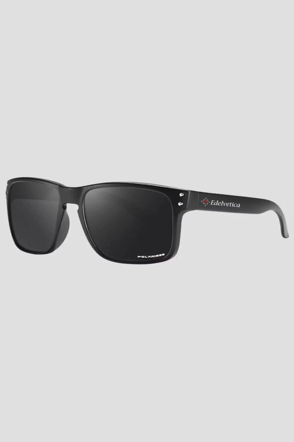 Polarisierte Sonnenbrille mit UV400-Schutz – sportliches Modell Halo von Edelvetica, stylisch und hochwertig, designed in der Schweiz.