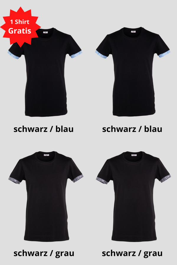 Herren 4 für 3 Kombo Edelweiss T-Shirt