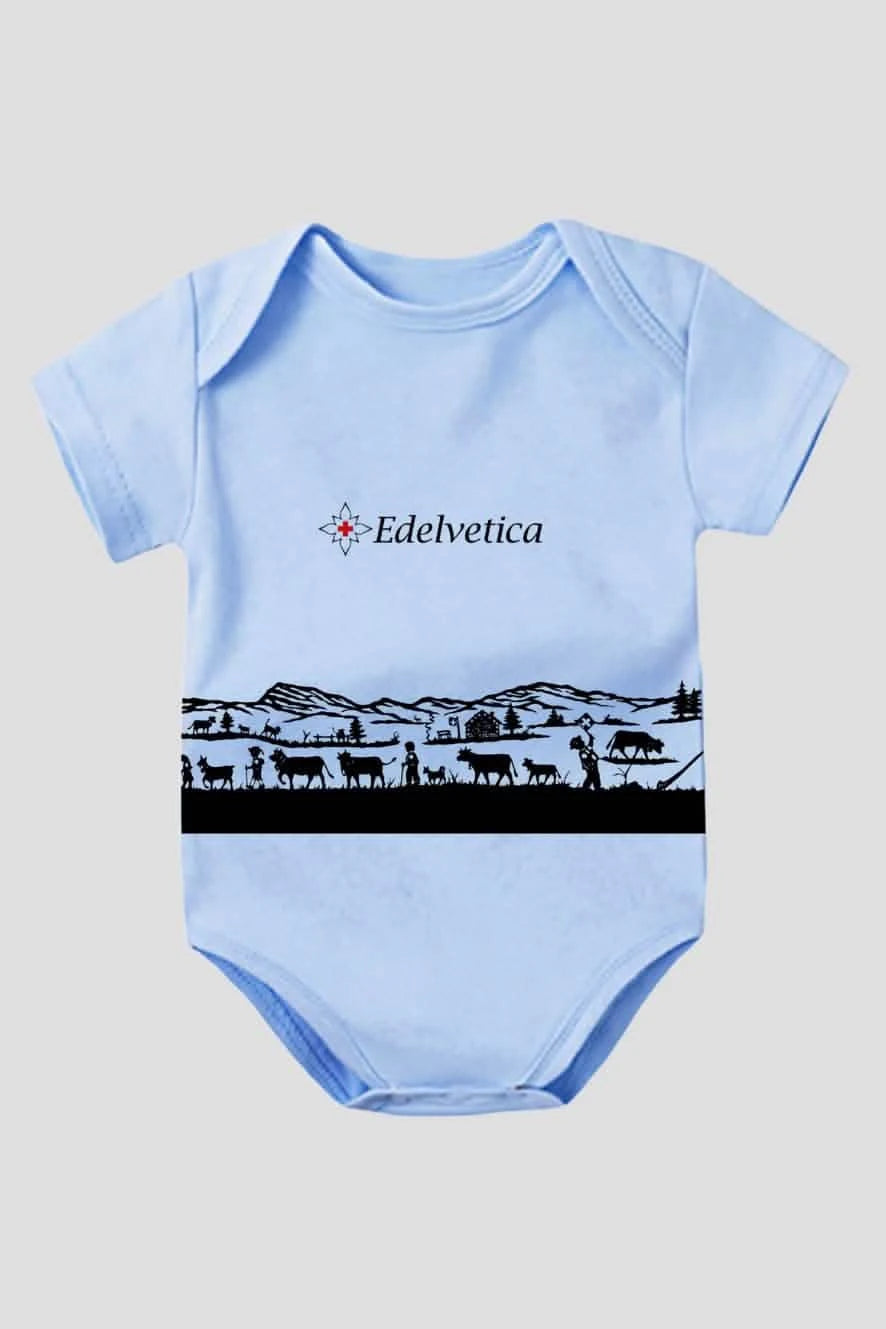 Baby Scherenschnitt Body kurzarm