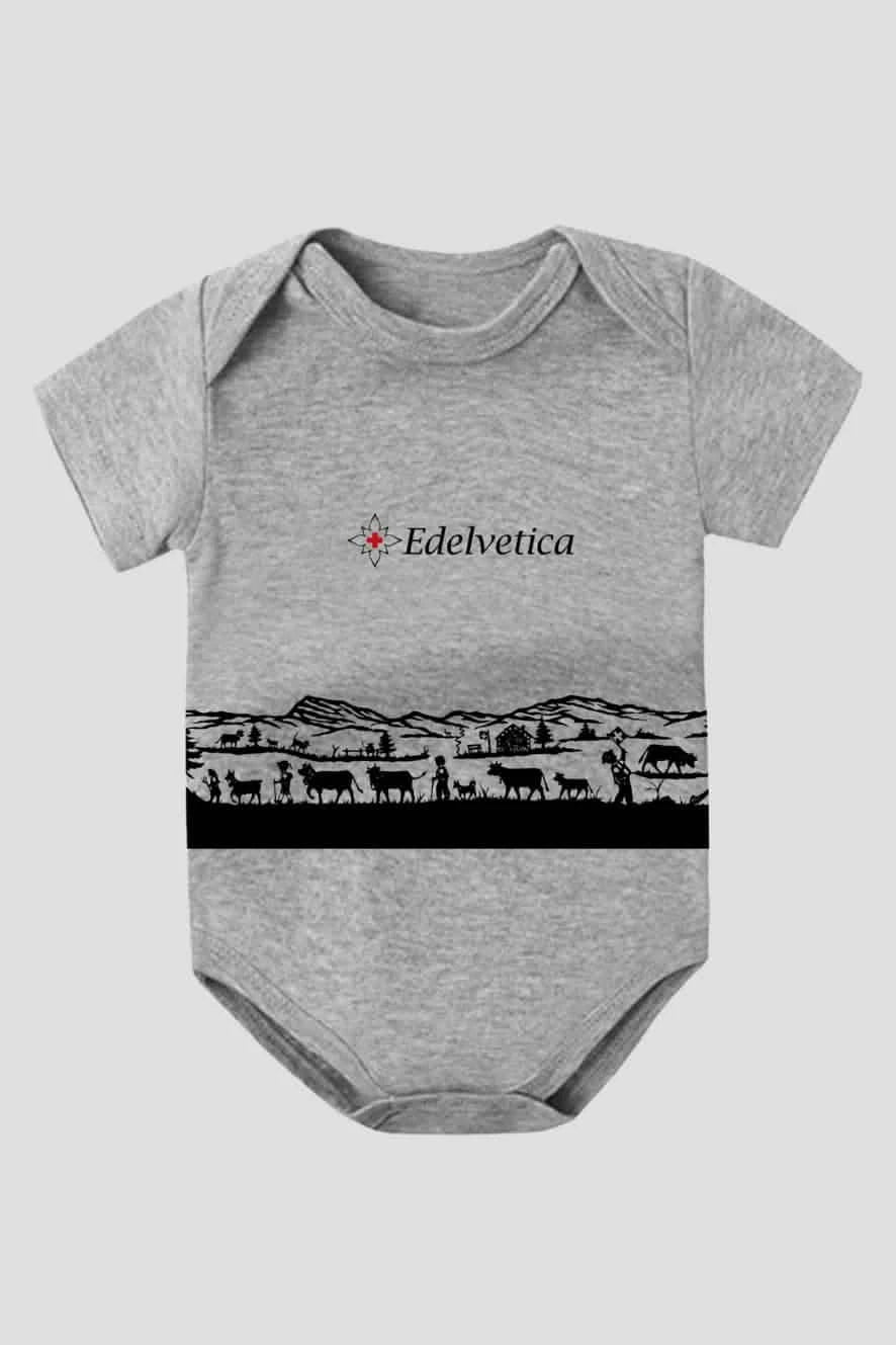 Baby Scherenschnitt Body kurzarm