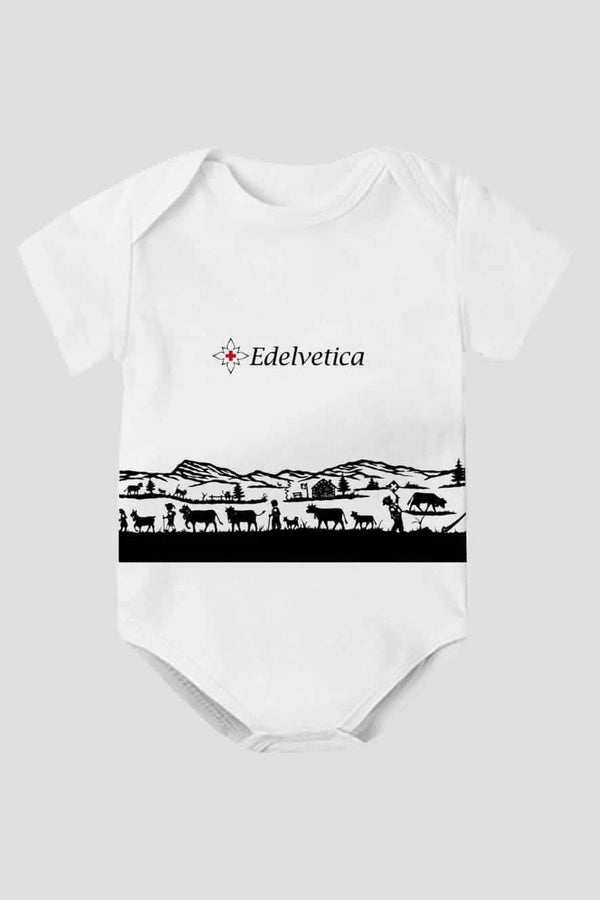 Baby Scherenschnitt Body kurzarm