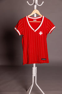 Schweizer Shirt Damen Fan Edelvetica