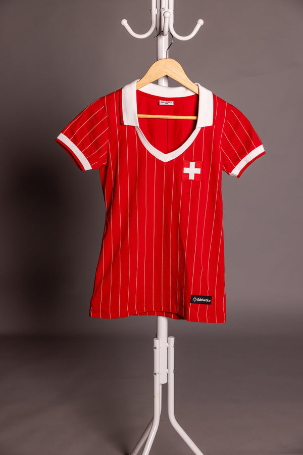 Schweizer Shirt Damen Fan Edelvetica