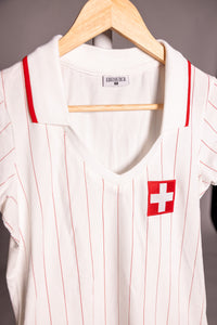 Schweizer Shirt Damen Fan Edelvetica