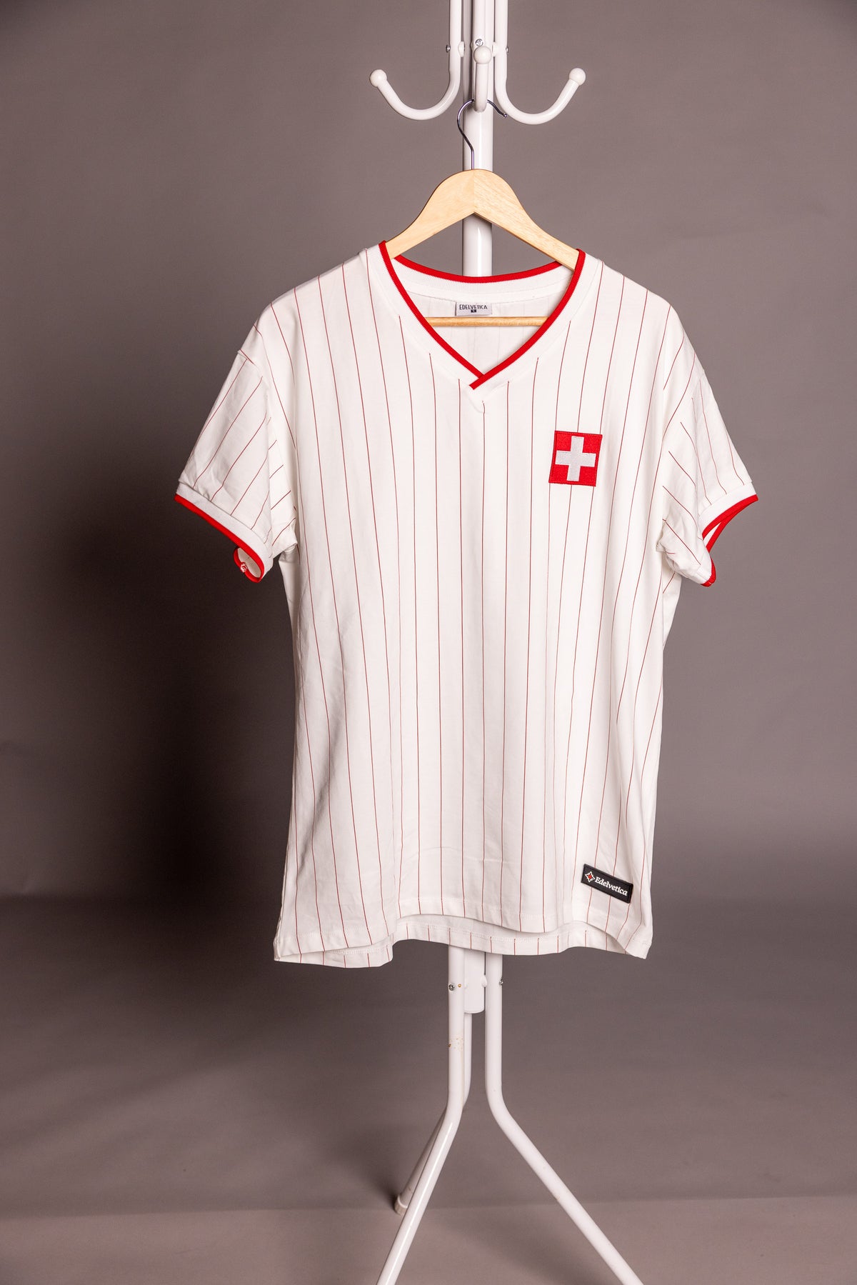 Schweizer Shirt Herren Fan Edelvetica