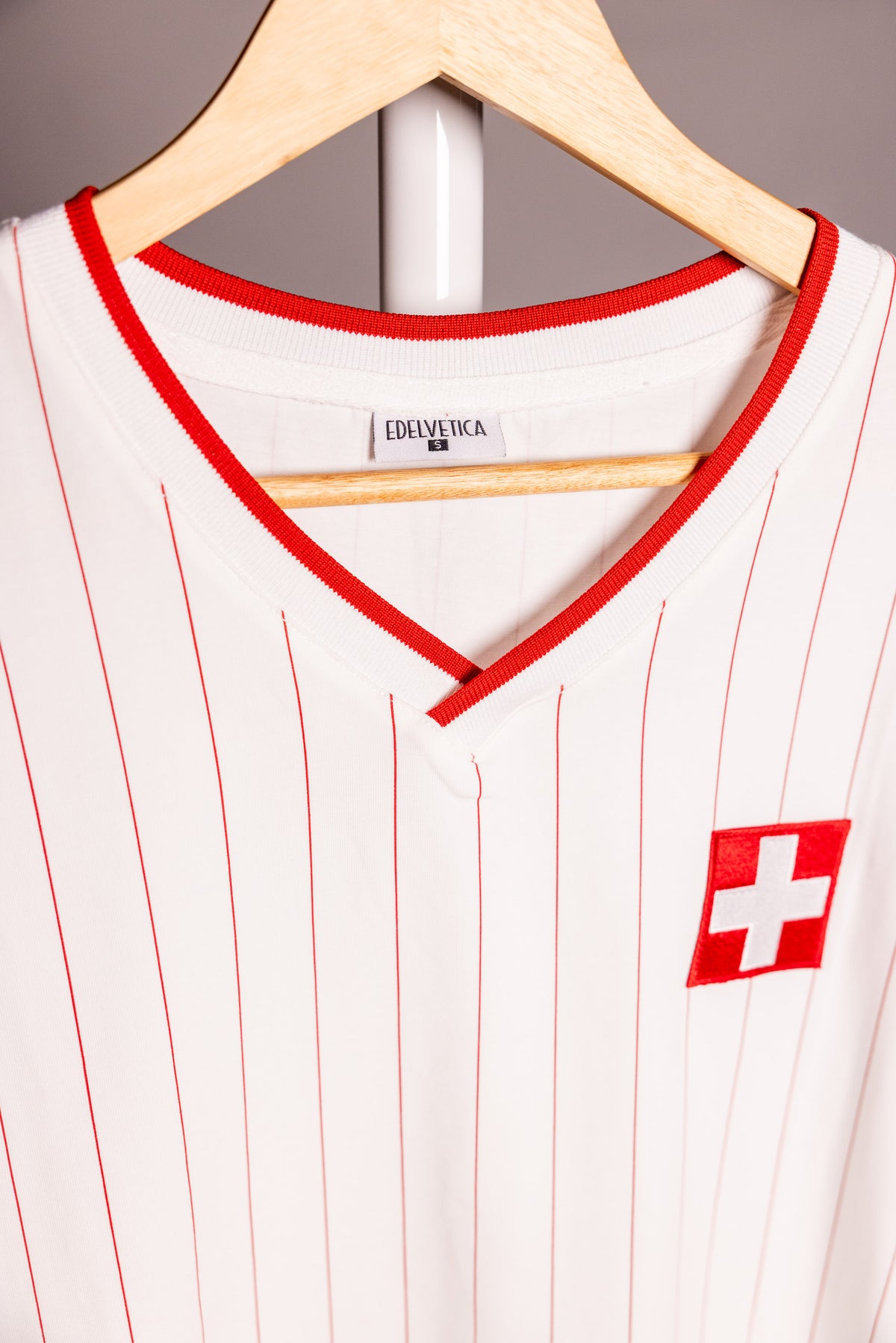 Schweizer Shirt Herren Fan Edelvetica