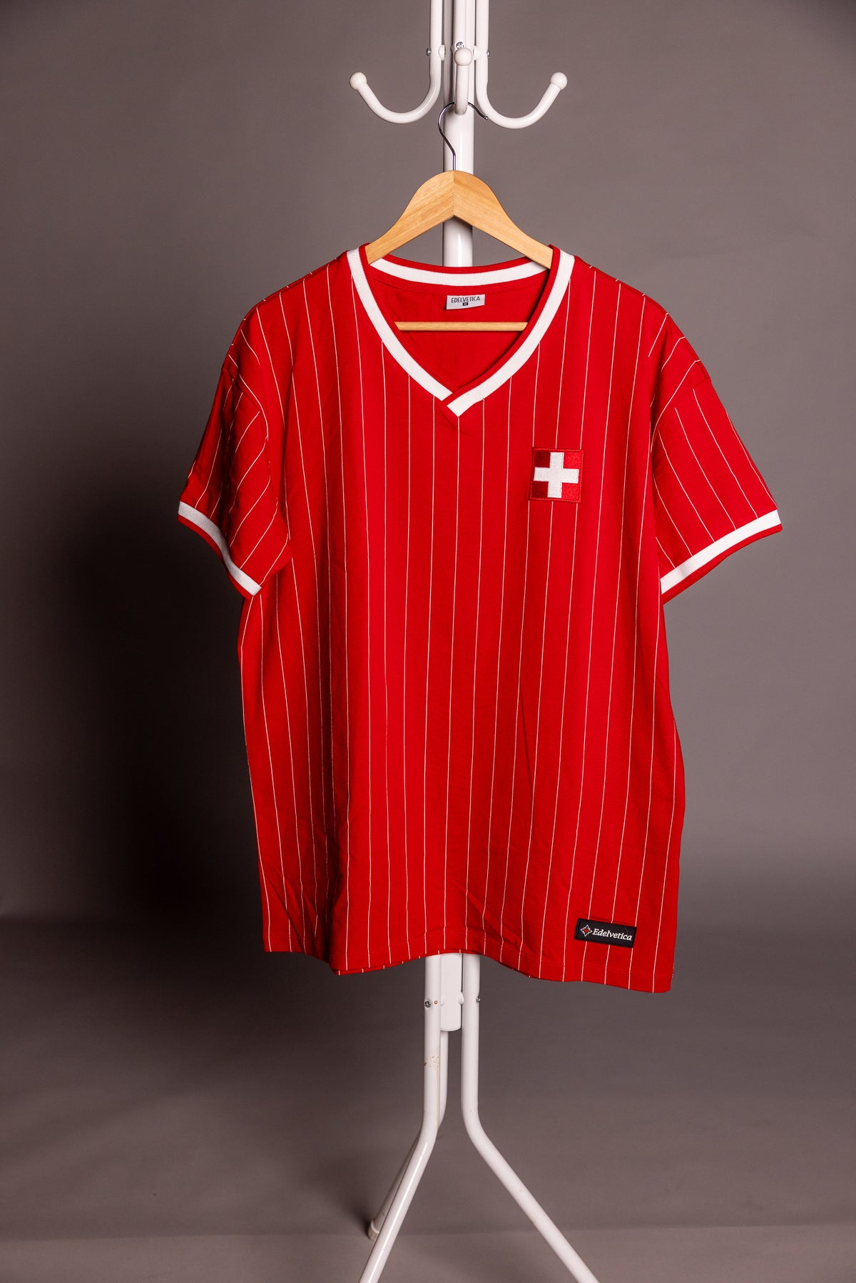 Schweizer Shirt Herren Fan Edelvetica