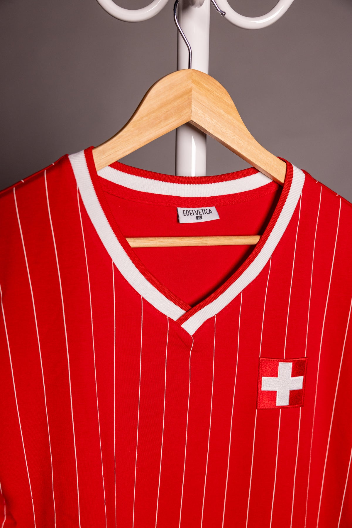 Schweizer Shirt Herren Fan Edelvetica