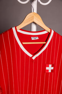 Schweizer Shirt Herren Fan Edelvetica