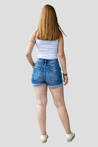 Damen Edelweiss Jeans Shorts 101