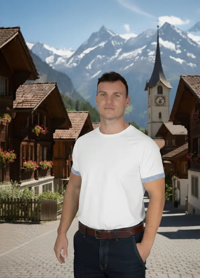 Edelvetica Gürtel in Braun mit eingravierten Ornamenten