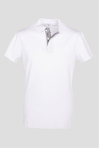 Herren Edelweiss Polo Shirt Krageninnenseite