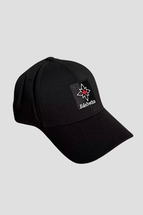 Cap Edelweiss Edelvetica - Hochwertige Stretch Polyester Cap mit einzigartigem Edelweiss Design, erhältlich in verschiedenen Farbkombinationen