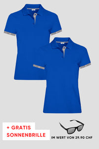 Damen 2er Kombo Edelweiss Polo + Gratis Brille