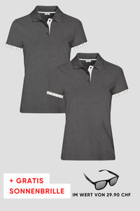 Damen 2er Kombo Edelweiss Polo + Gratis Brille