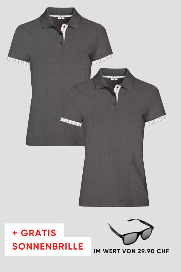 Damen 2er Kombo Edelweiss Polo + Gratis Brille