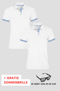 Damen 2er Kombo Edelweiss Polo + Gratis Brille