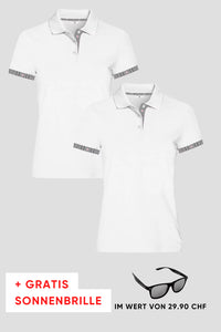 Damen 2er Kombo Edelweiss Polo + Gratis Brille