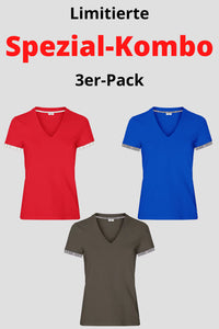 Damen 3er Kombo Edelweiss T-Shirt