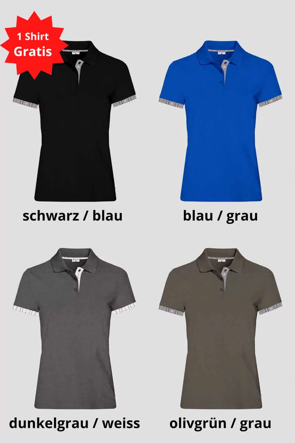 Damen 4 für 3 Kombo Edelweiss Polo