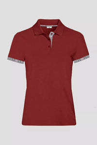 Polo Shirt Edelweiss Krageninnenseite & Armabschluss Damen