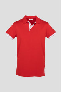 Herren Edelweiss Polo Shirt mit einzigartigem Krageninnenseite- und Armabschluss Design in verschiedenen Farben