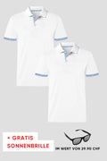 Herren 2er Kombo Edelweiss Polo + Gratis Brille