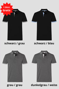 Herren 4 für 3 Kombo Edelweiss Polo