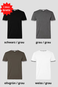 Herren 4 für 3 Kombo Edelweiss T-Shirt