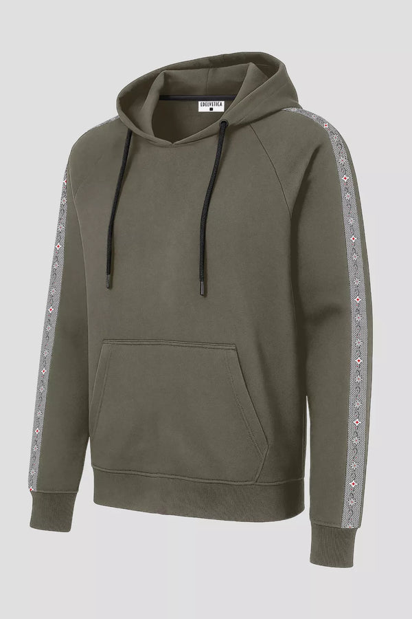 Herren Edelweiss Kapuzenpullover