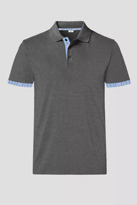 Polo Shirt Edelweiss Krageninnenseite & Armabschluss Herren