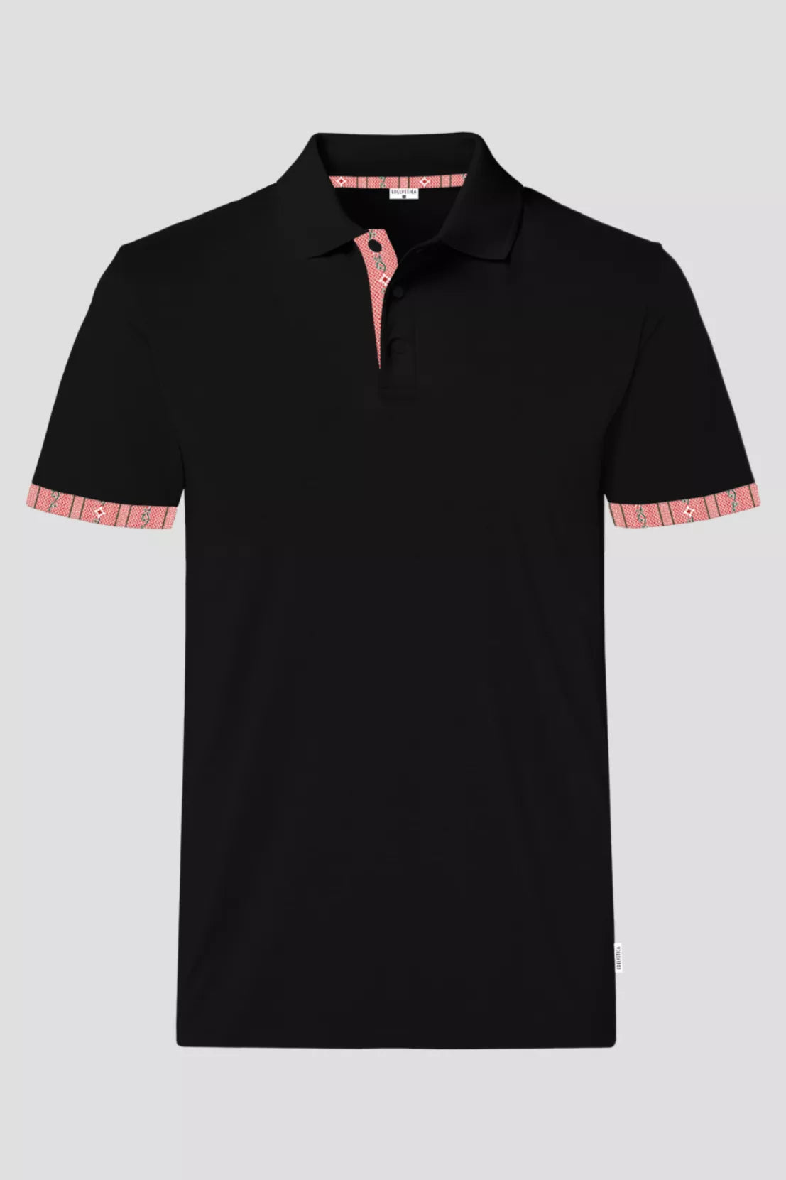 Polo Shirt Edelweiss Krageninnenseite & Armabschluss Herren