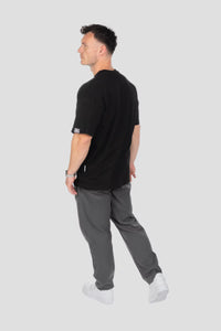 T-Shirt Edelweiss Oversized Light Herren mit dezentem Edelweiss-Badge am Arm – Oversized Fit aus 100 % Baumwolle