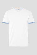 Herren-T-Shirt mit Edelweiss-Motiv am Armabschluss von Edelvetica