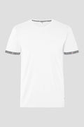Herren-T-Shirt mit Edelweiss-Motiv am Armabschluss von Edelvetica