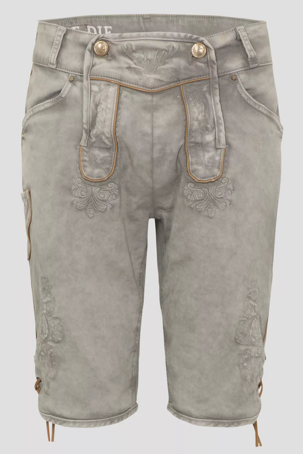 Herren Trachtenlederhose Alpenhirsch – Stretch