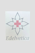 Kleber Edelvetica schwarz hoch