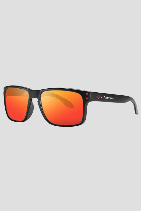 Polarisierte Sonnenbrille mit UV400-Schutz – sportliches Modell Halo von Edelvetica, stylisch und hochwertig, designed in der Schweiz.