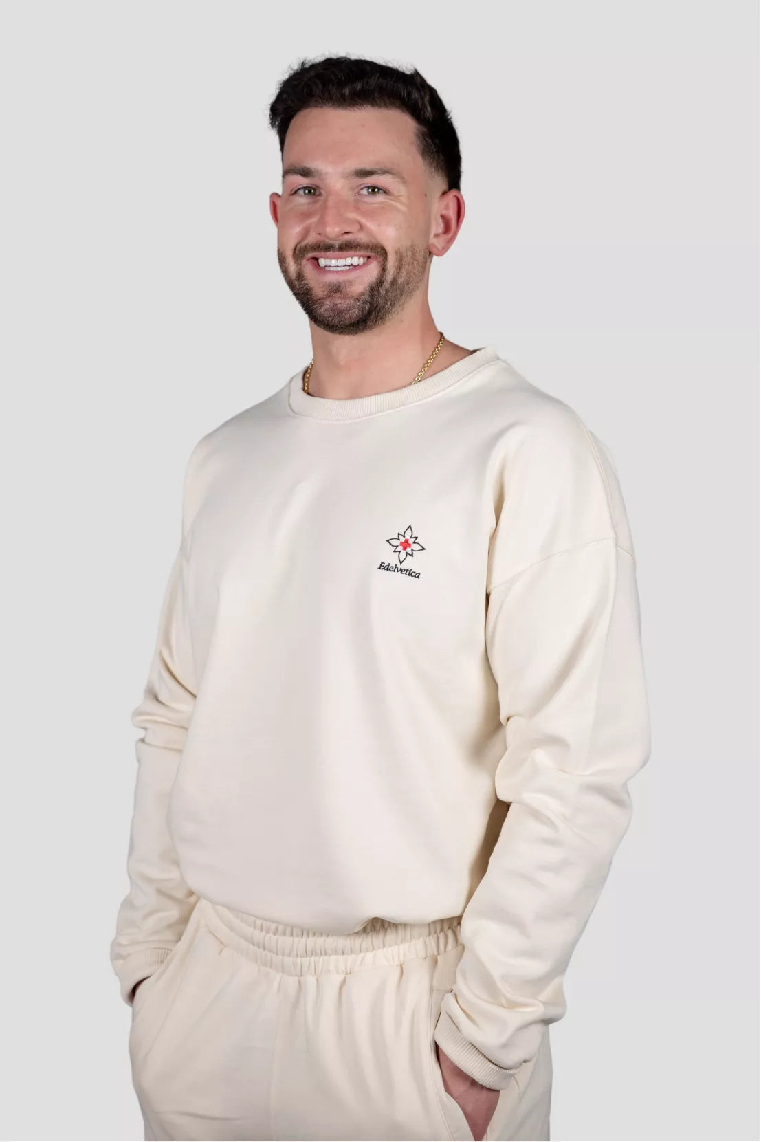 Sweatshirt Edelweiss Light Herren