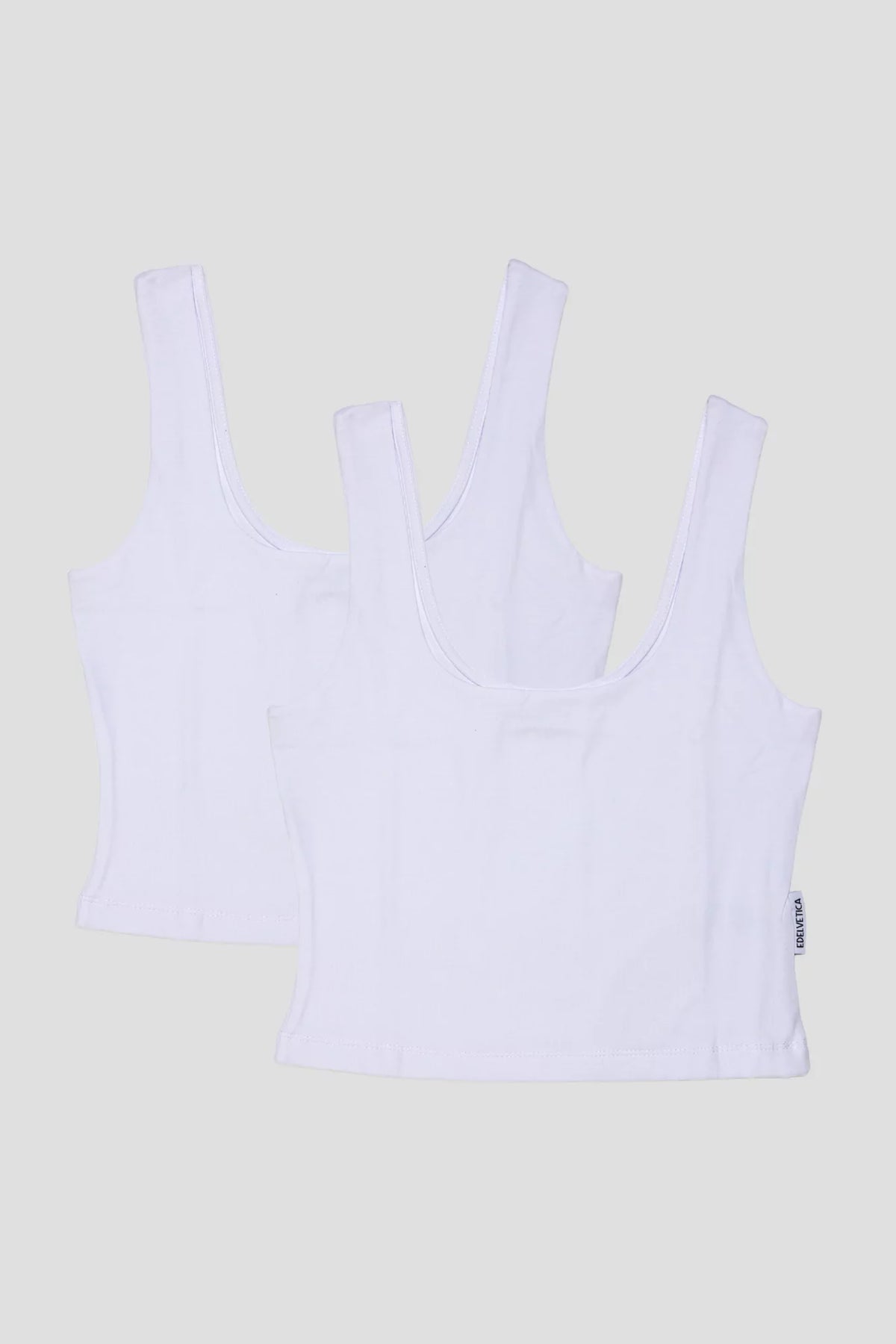 Tank Top Edelvetica kurz Basic Damen