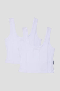 Tank Top Edelvetica kurz Basic Damen