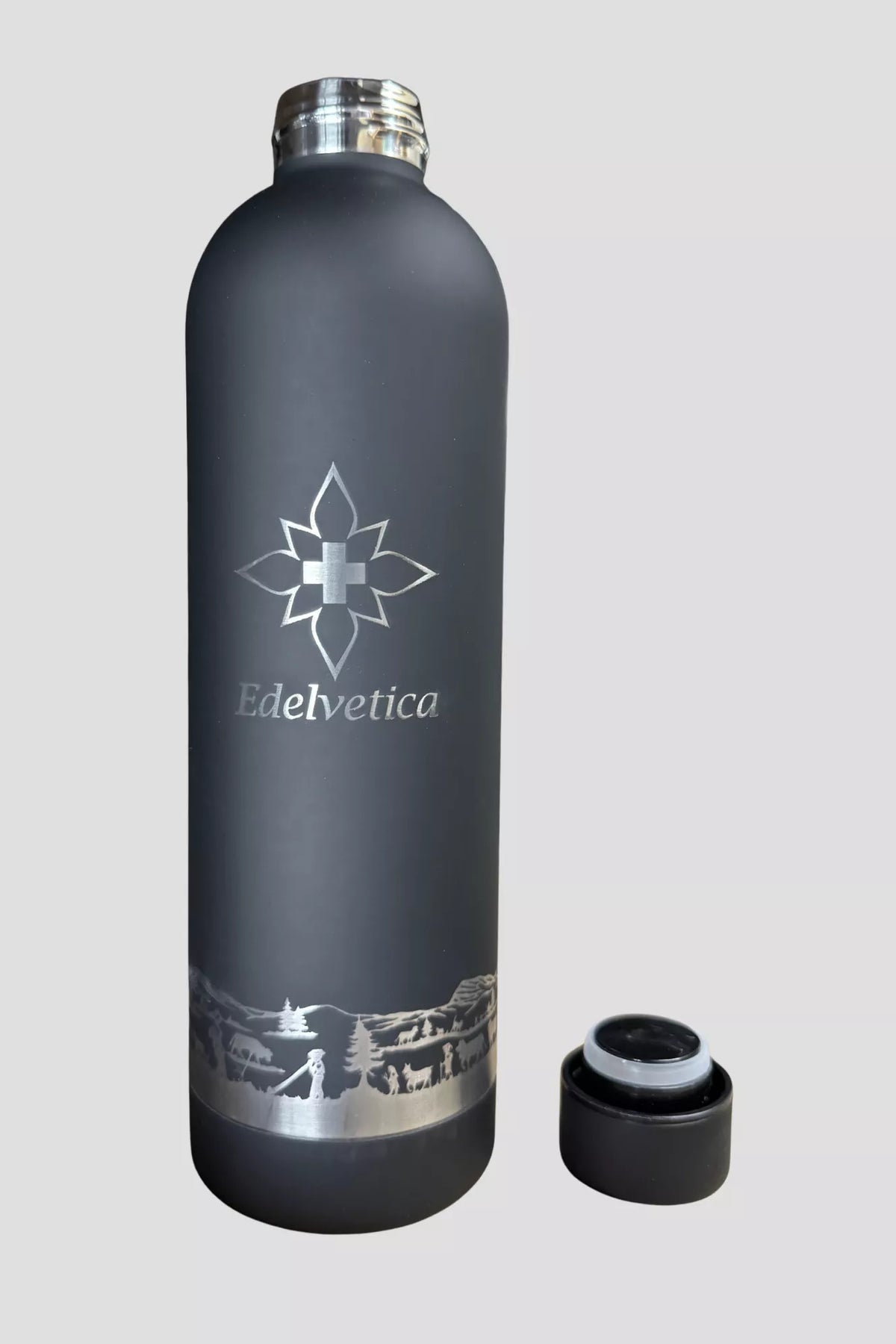 Thermo-Flasche Scherenschnitt Edelvetica 750ml